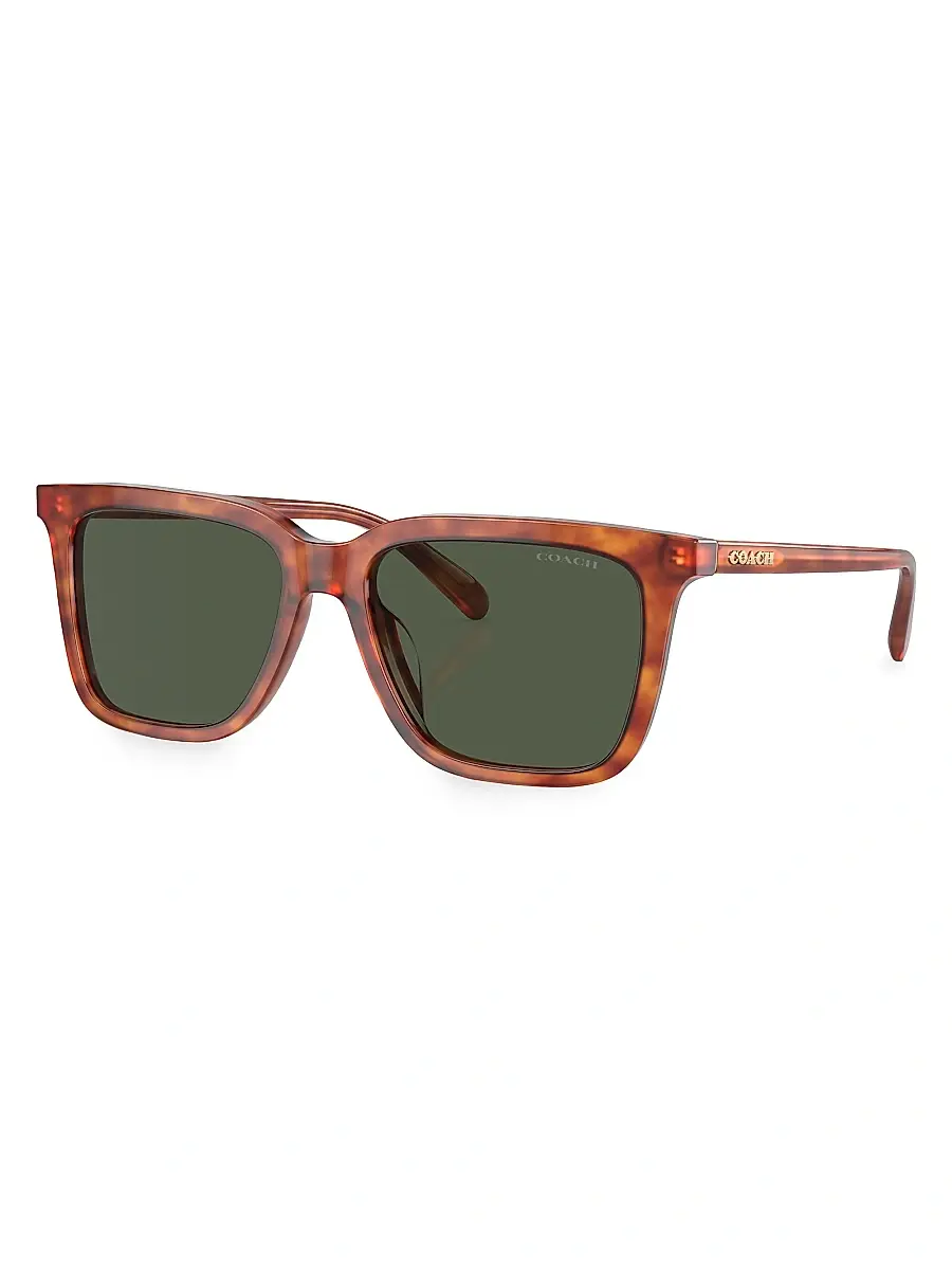 Coach Men's 0HC8385U 54MM Butterfly Sunglasses - Brown Tortoise | Image 1 Coach Men's 0HC8385U 54MM Butterfly Sunglasses - Brown Tortoise | Image 1