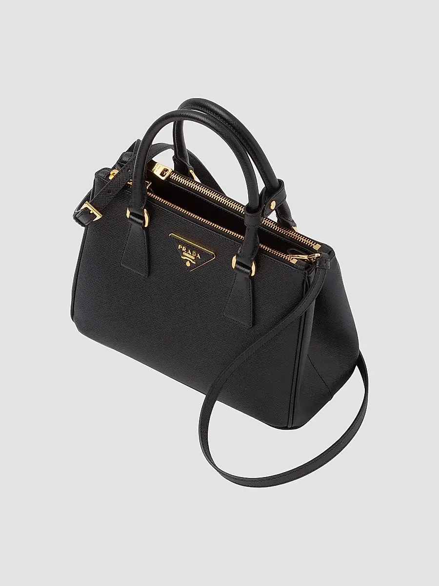 Prada Women's Small Galleria Saffiano Leather Top Handle Bag | Thumbnail 3 Prada Women's Small Galleria Saffiano Leather Top Handle Bag | Thumbnail 3