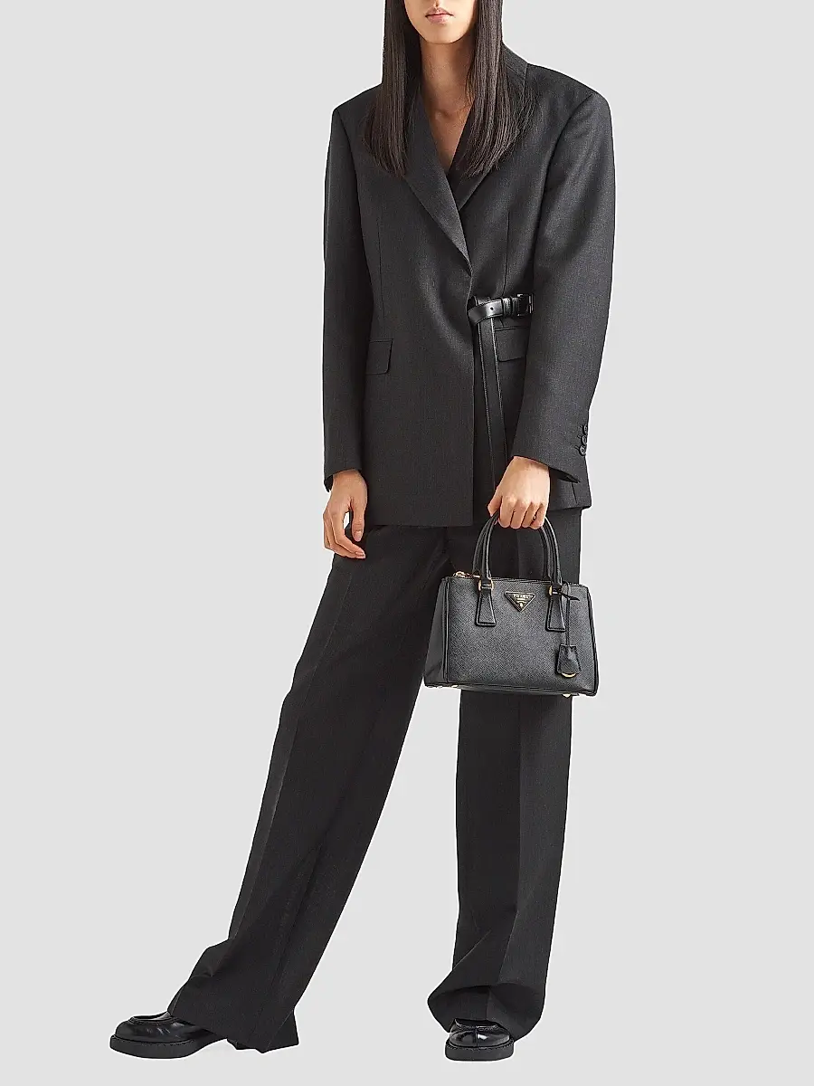 Prada Women's Small Galleria Saffiano Leather Top Handle Bag | Thumbnail 7 Prada Women's Small Galleria Saffiano Leather Top Handle Bag | Thumbnail 7