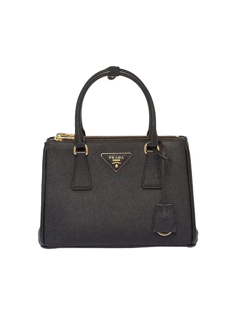 Prada Women's Galleria Saffiano Leather Top Handle Bag - Black | Image 1 Prada Women's Galleria Saffiano Leather Top Handle Bag - Black | Image 1