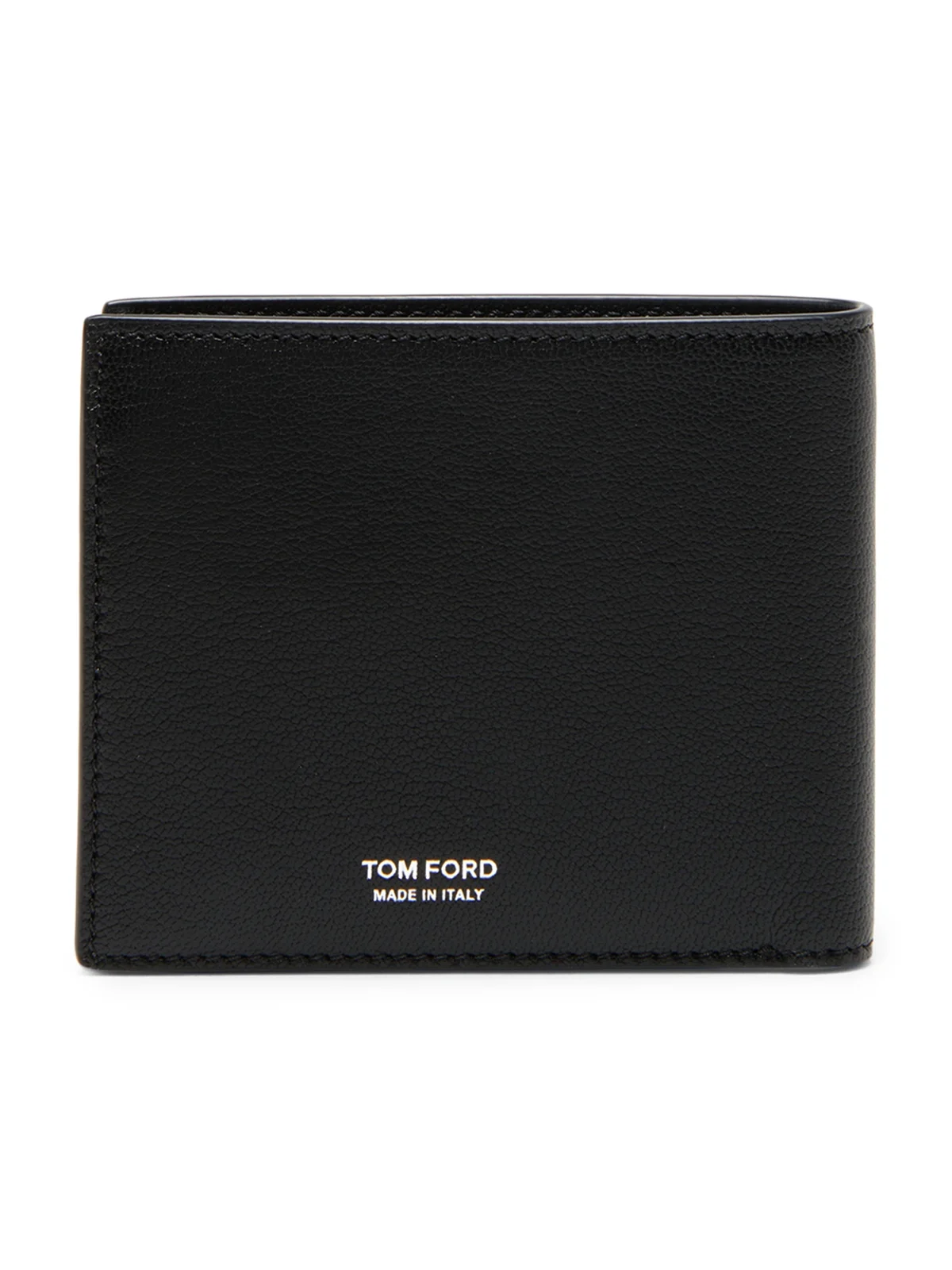 Men's Elongated T-Line Leather Bifold Wallet