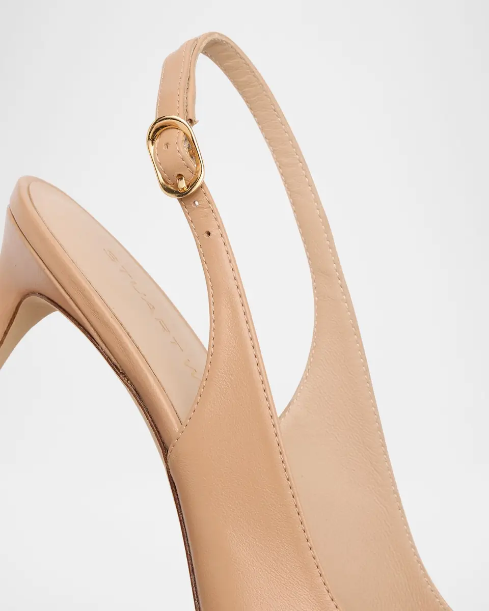 Stuart Weitzman Stuart Leather Slingback Pumps | Thumbnail 5 Stuart Weitzman Stuart Leather Slingback Pumps | Thumbnail 5