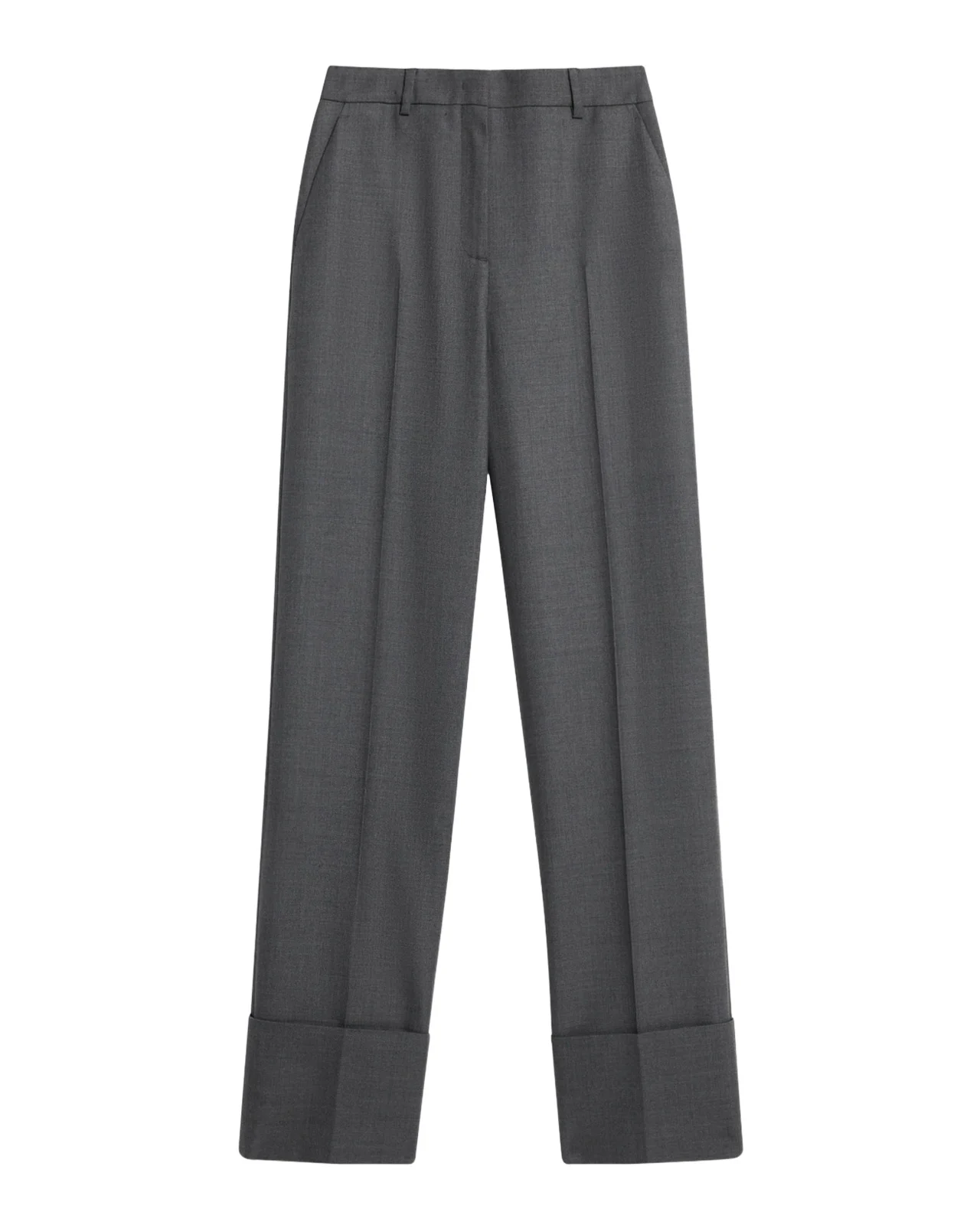 Cuffed Wool Trousers Cuffed Wool Trousers