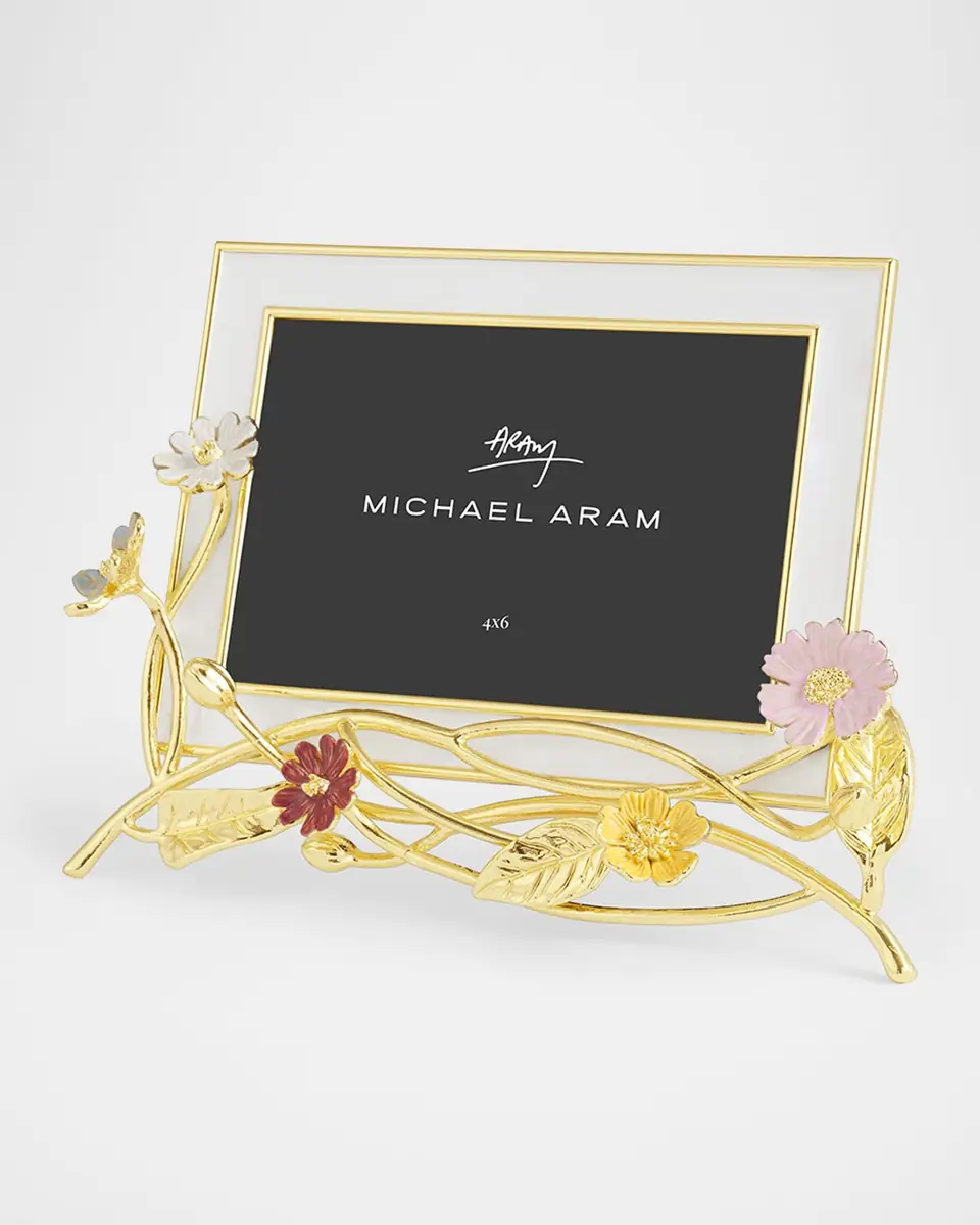 Michael Aram Wildflowers Easel Frame, 5" x 7" | Thumbnail 2 Michael Aram Wildflowers Easel Frame, 5" x 7" | Thumbnail 2