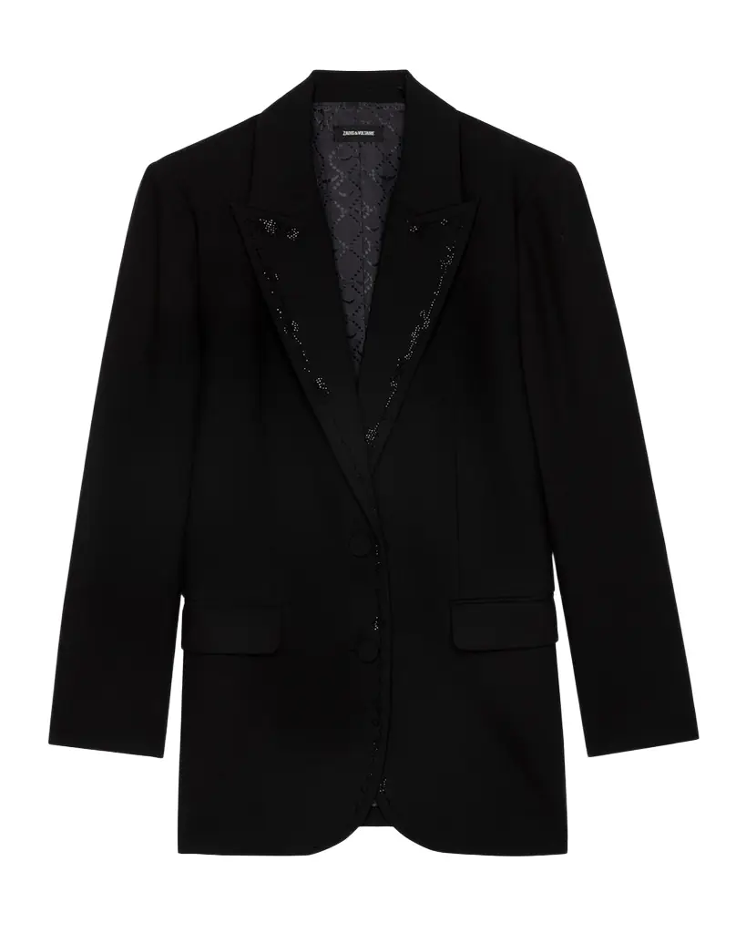 Zadig & Voltaire Viva Embellished Blazer | Image 1 Zadig & Voltaire Viva Embellished Blazer | Image 1