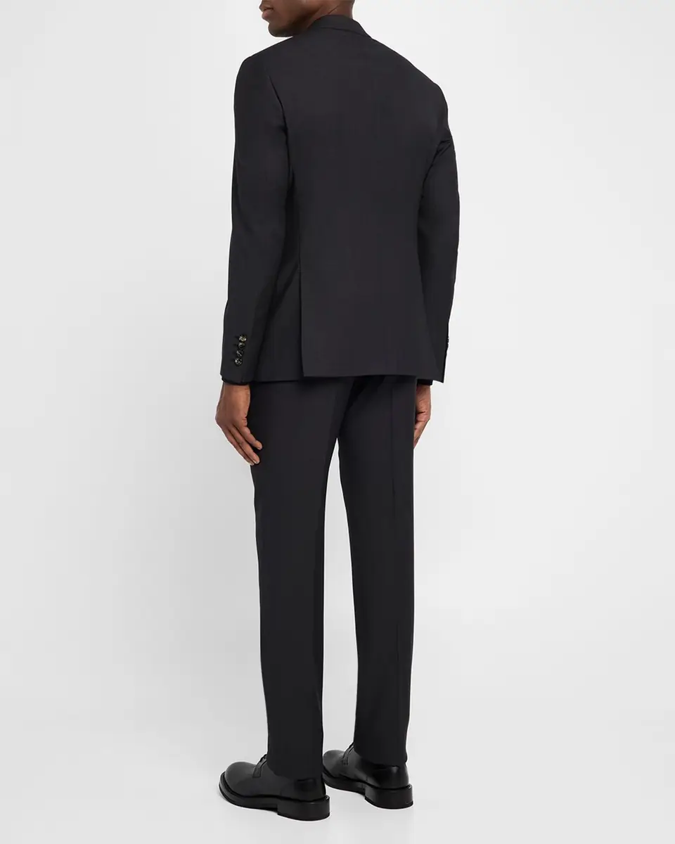 Giorgio Armani Men's Pinpoint Twill Suit | Thumbnail 3 Giorgio Armani Men's Pinpoint Twill Suit | Thumbnail 3