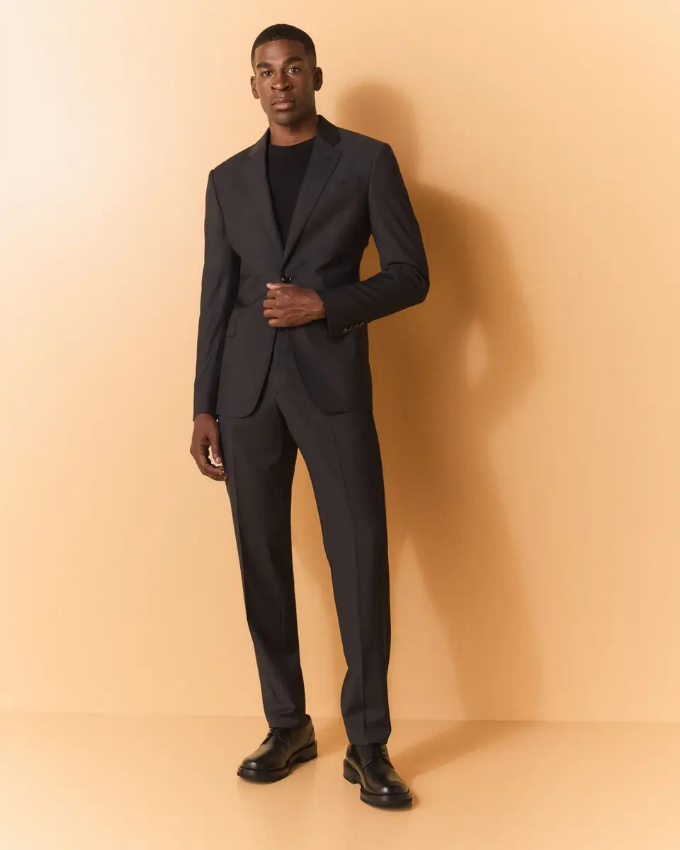Giorgio Armani Men's Pinpoint Twill Suit | Thumbnail 5 Giorgio Armani Men's Pinpoint Twill Suit | Thumbnail 5