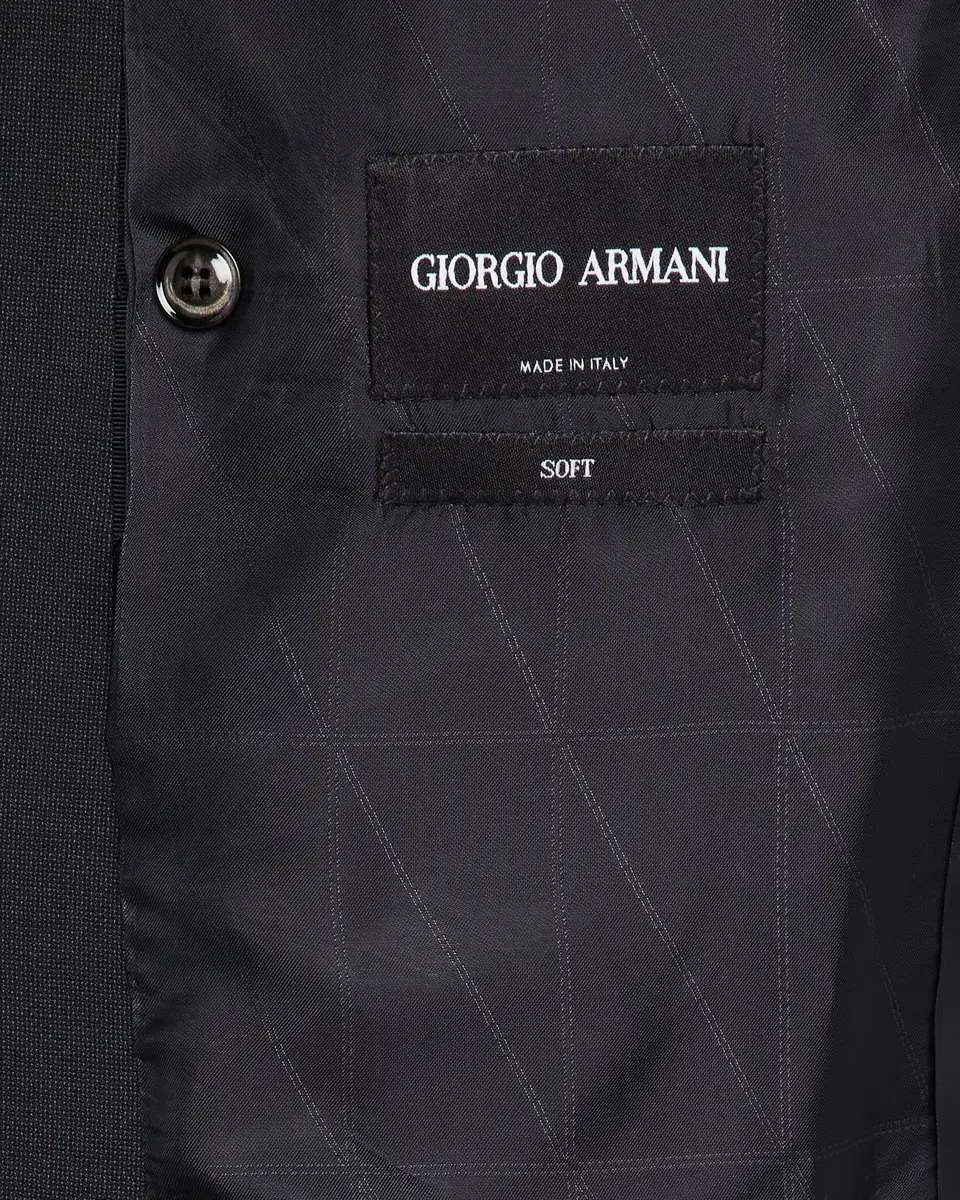 Giorgio Armani Men's Pinpoint Twill Suit | Thumbnail 8 Giorgio Armani Men's Pinpoint Twill Suit | Thumbnail 8