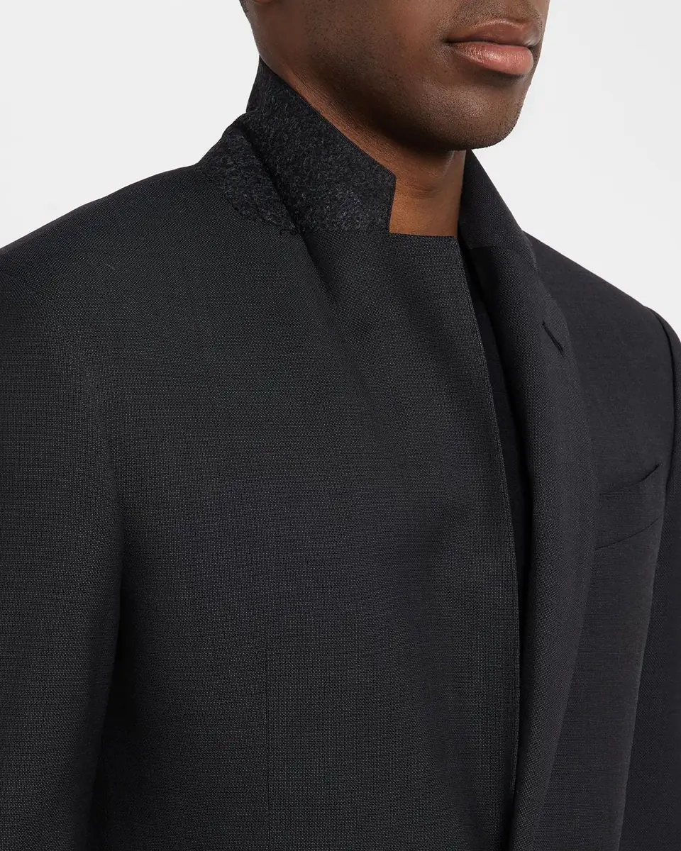Giorgio Armani Men's Pinpoint Twill Suit | Thumbnail 9 Giorgio Armani Men's Pinpoint Twill Suit | Thumbnail 9