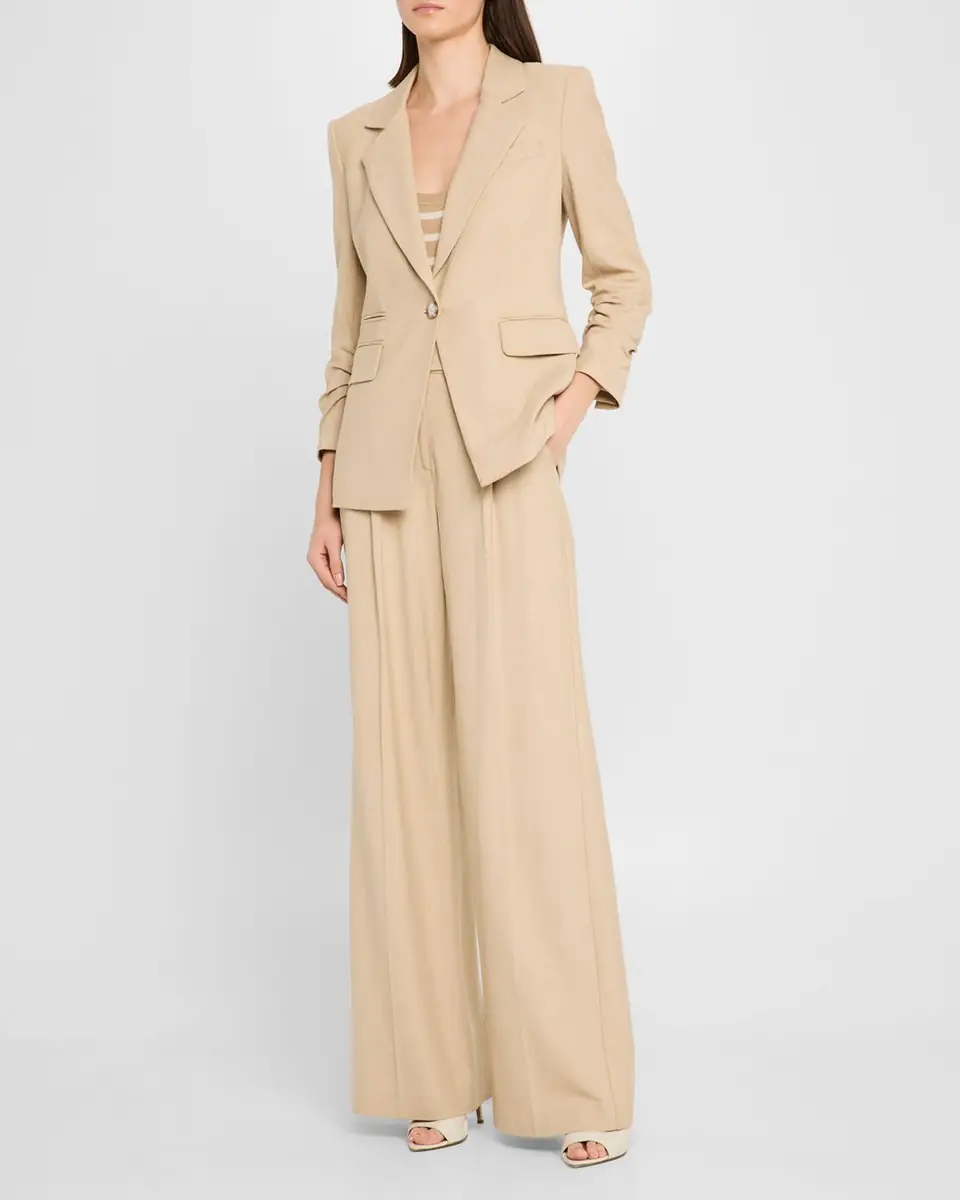 Veronica Beard Marbeau Wide-Leg Pants | Thumbnail 2 Veronica Beard Marbeau Wide-Leg Pants | Thumbnail 2