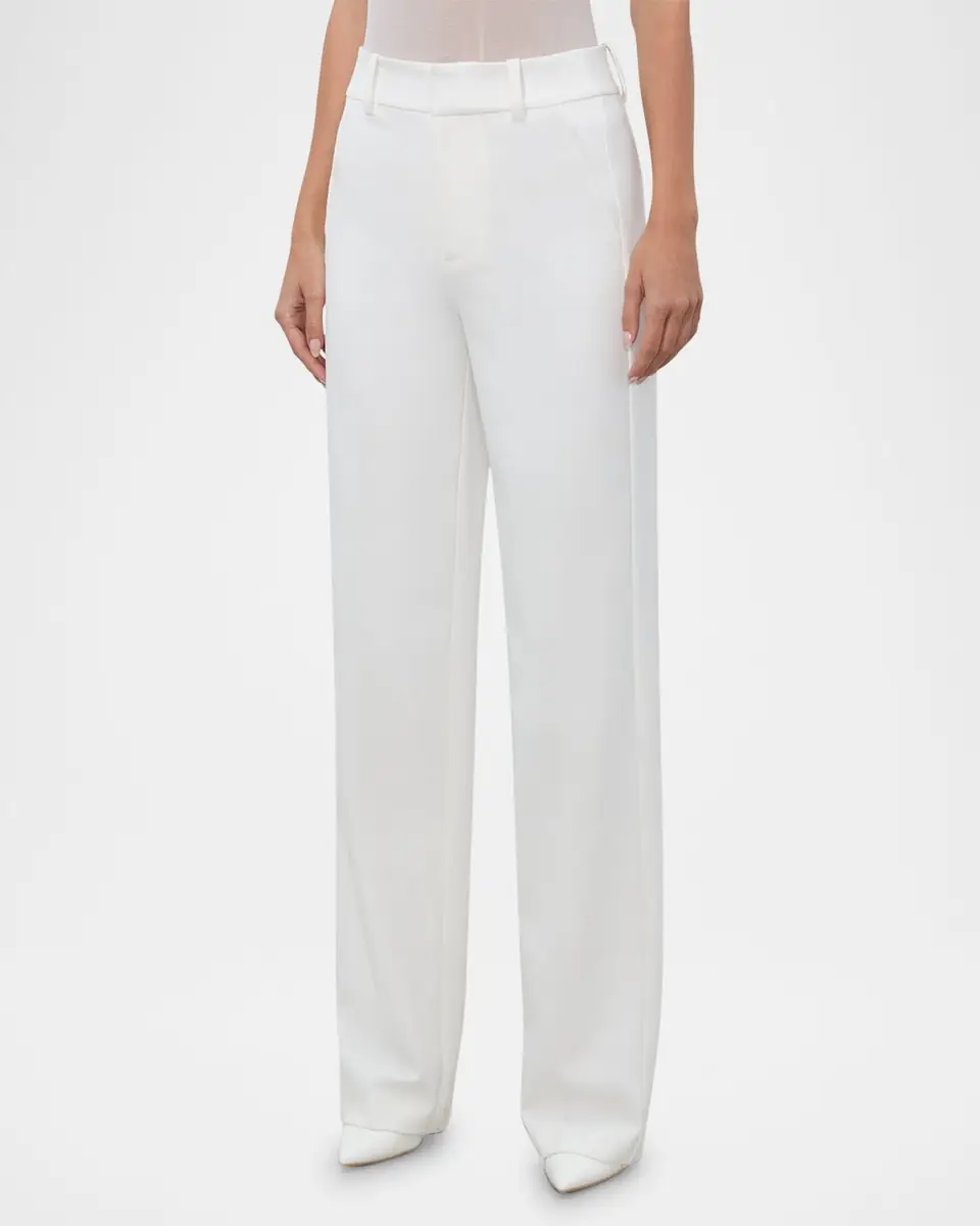 Alice + Olivia Alexander Twill Sateen Trousers | Thumbnail 4 Alice + Olivia Alexander Twill Sateen Trousers | Thumbnail 4