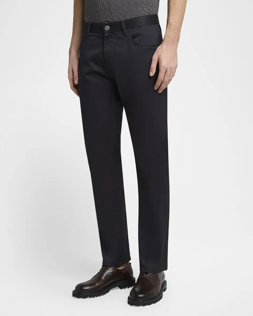 Giorgio Armani Men's 5-Pocket Stretch Cotton Pants | Thumbnail 3 Giorgio Armani Men's 5-Pocket Stretch Cotton Pants | Thumbnail 3
