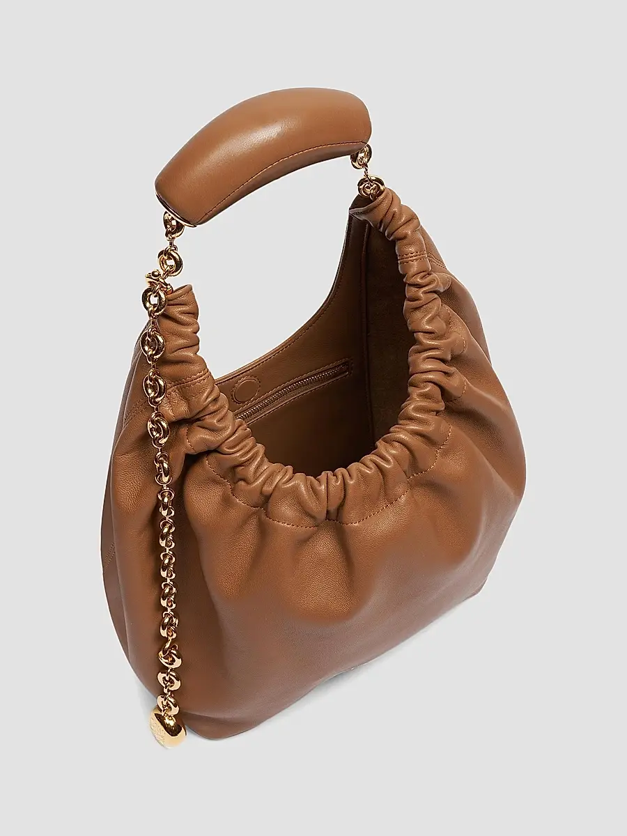 LOEWE Women's Squeeze Leather Bag - Oak | Thumbnail 3 LOEWE Women's Squeeze Leather Bag - Oak | Thumbnail 3