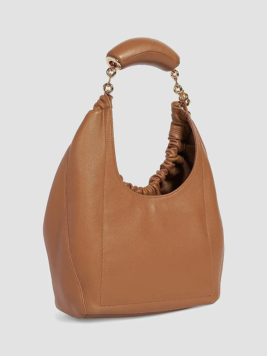 LOEWE Women's Squeeze Leather Bag - Oak | Thumbnail 4 LOEWE Women's Squeeze Leather Bag - Oak | Thumbnail 4