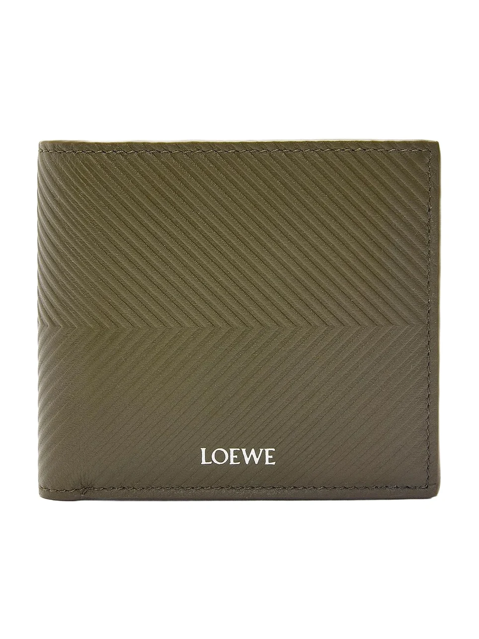 Loewe Men's Chevron Leather Bifold Wallet