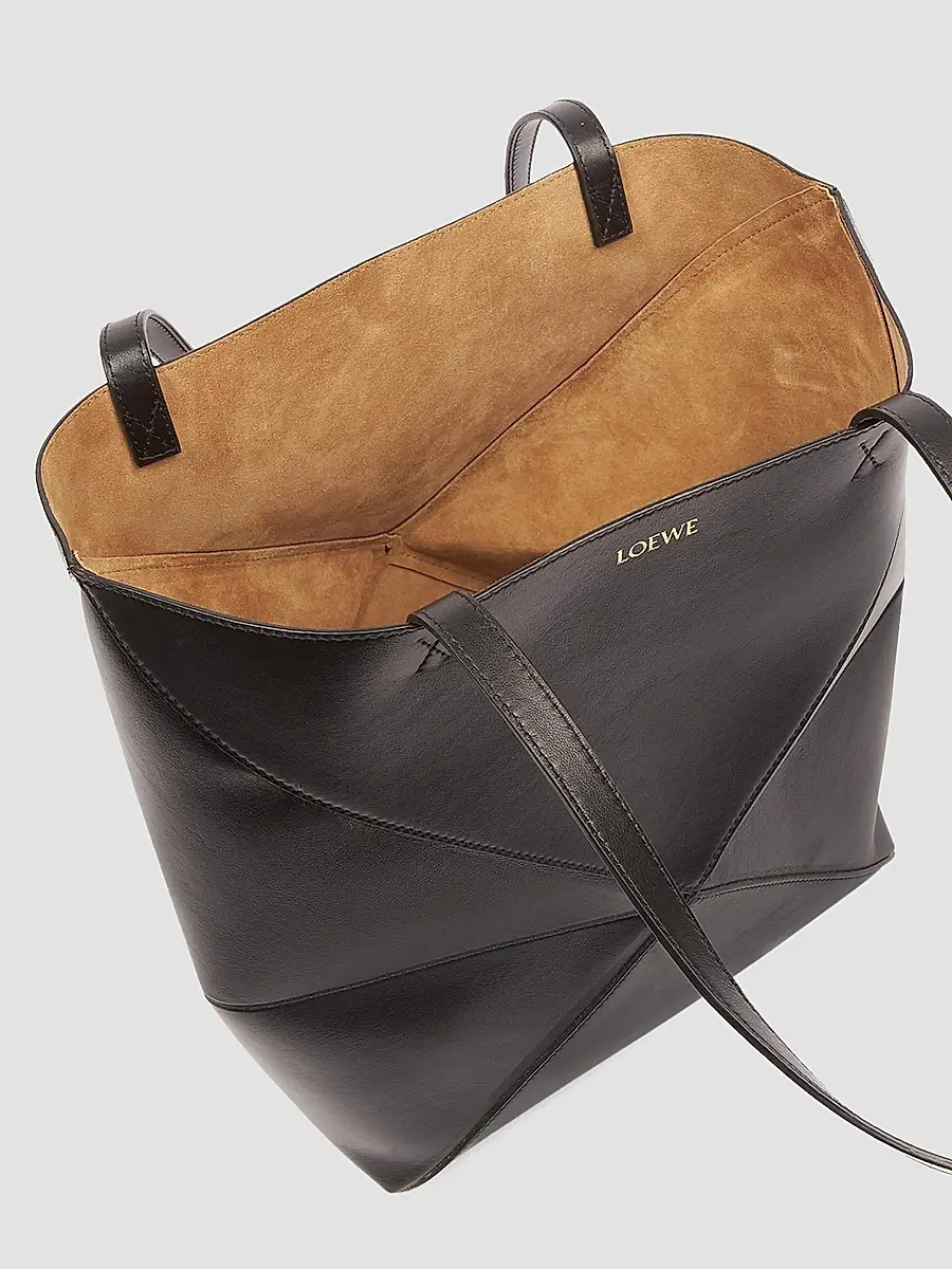 Loewe Women's Puzzle Fold Medium Leather Tote Bag | Thumbnail 3 Loewe Women's Puzzle Fold Medium Leather Tote Bag | Thumbnail 3