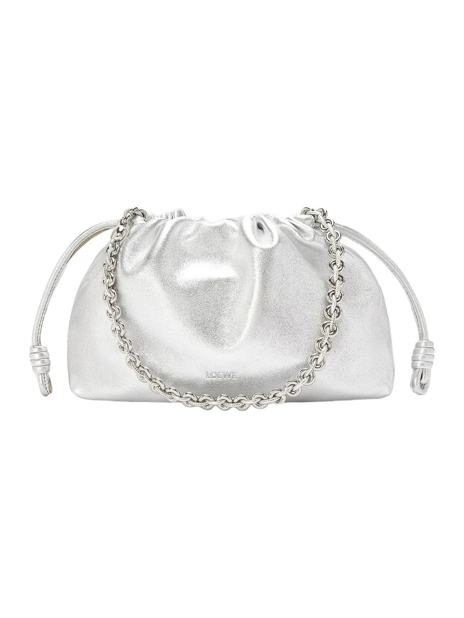 Women's Medium Flamenco Laminated Leather Shoulder Bag Women's Medium Flamenco Laminated Leather Shoulder Bag