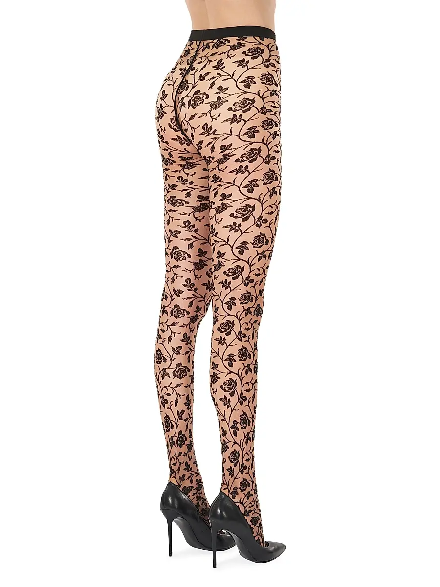 Wolford Women's Rose Tights | Thumbnail 4 Wolford Women's Rose Tights | Thumbnail 4