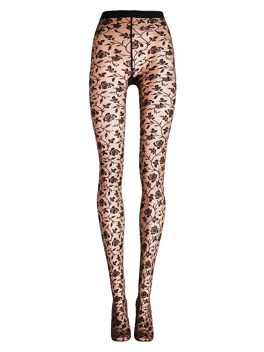 Wolford Women's Rose Tights | Thumbnail 6 Wolford Women's Rose Tights | Thumbnail 6