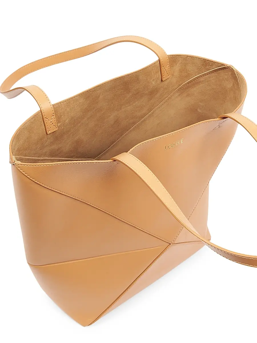 Loewe Women's Puzzle Fold Medium Leather Tote Bag | Thumbnail 3 Loewe Women's Puzzle Fold Medium Leather Tote Bag | Thumbnail 3