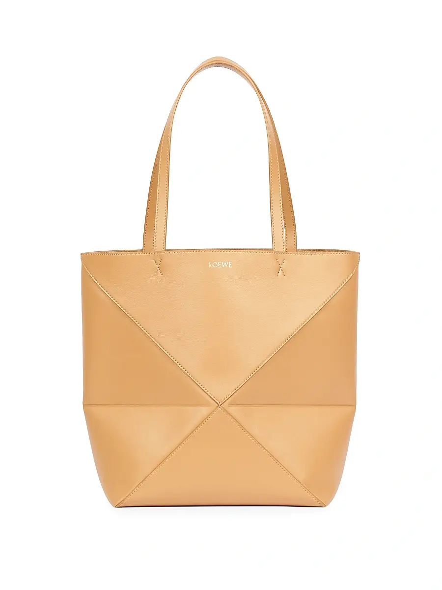 Loewe Women's Puzzle Fold Medium Leather Tote Bag