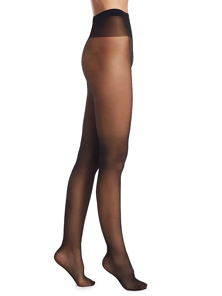 Wolford Women's Individual 10 Denier Hose - Black - Size XL | Image 1 Wolford Women's Individual 10 Denier Hose - Black - Size XL | Image 1