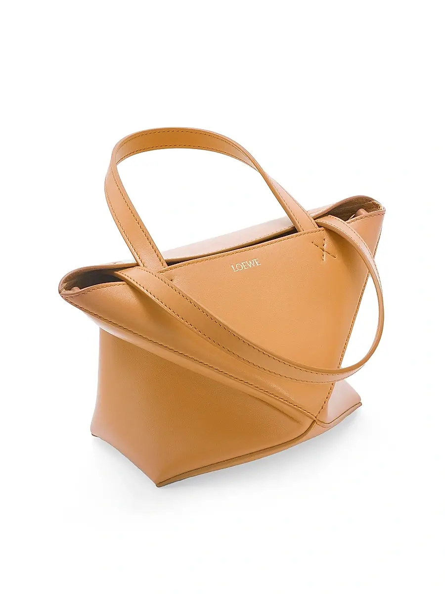 Loewe Women's Mini Puzzle Fold Leather Tote Bag | Thumbnail 6 Loewe Women's Mini Puzzle Fold Leather Tote Bag | Thumbnail 6