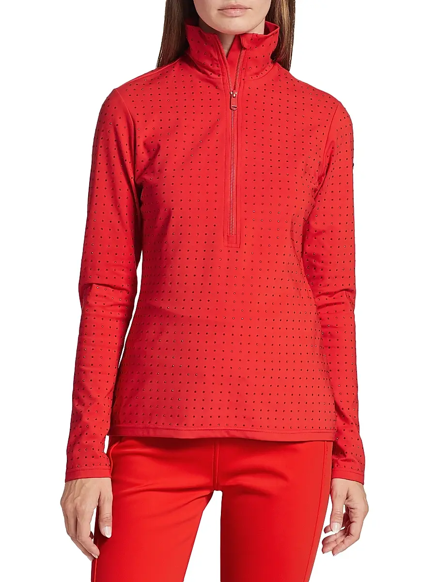Goldbergh Women's Spark Stretch Interlock Ski Pullover Top | Thumbnail 3 Goldbergh Women's Spark Stretch Interlock Ski Pullover Top | Thumbnail 3