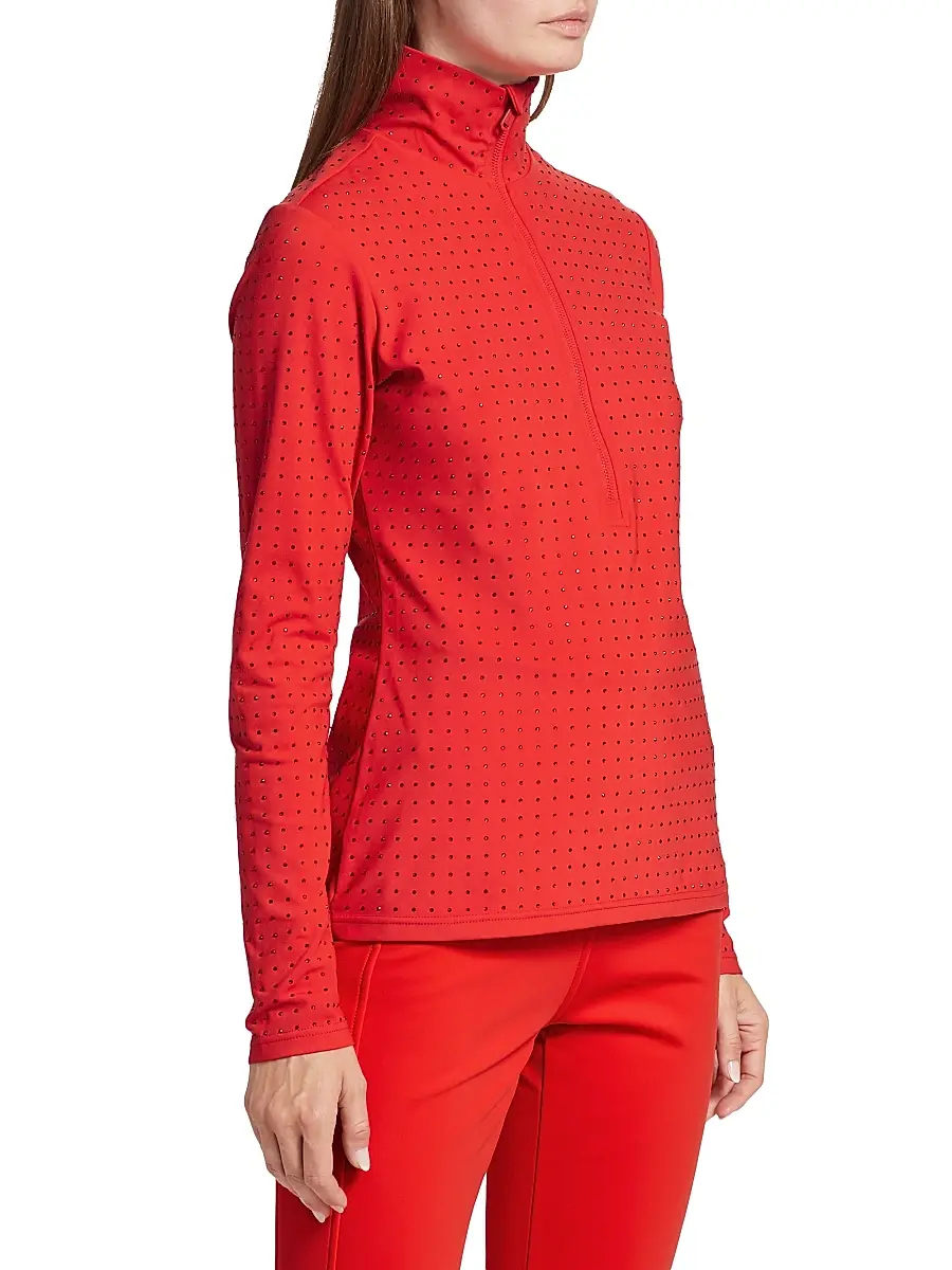 Goldbergh Women's Spark Stretch Interlock Ski Pullover Top | Thumbnail 4 Goldbergh Women's Spark Stretch Interlock Ski Pullover Top | Thumbnail 4