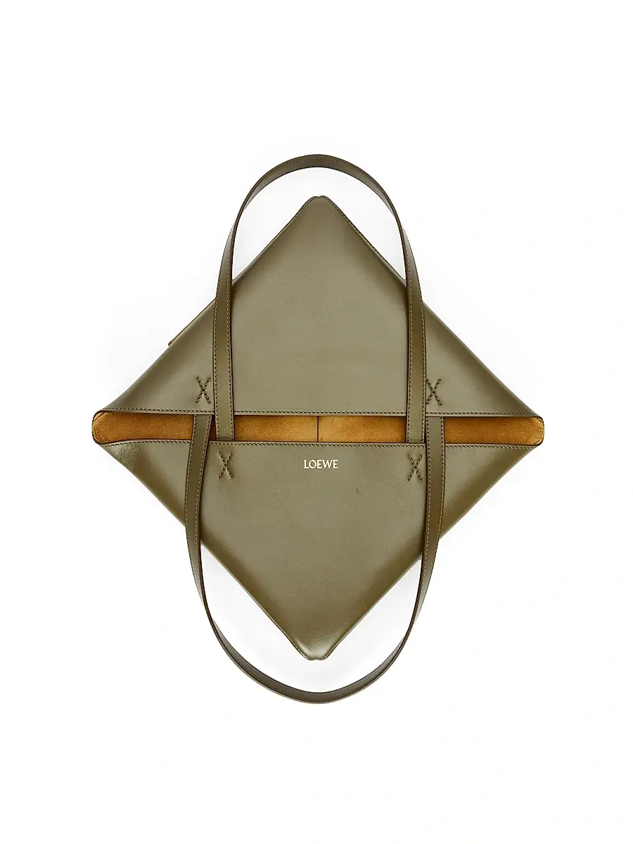 Loewe Women's Puzzle Fold Medium Leather Tote Bag | Thumbnail 3 Loewe Women's Puzzle Fold Medium Leather Tote Bag | Thumbnail 3
