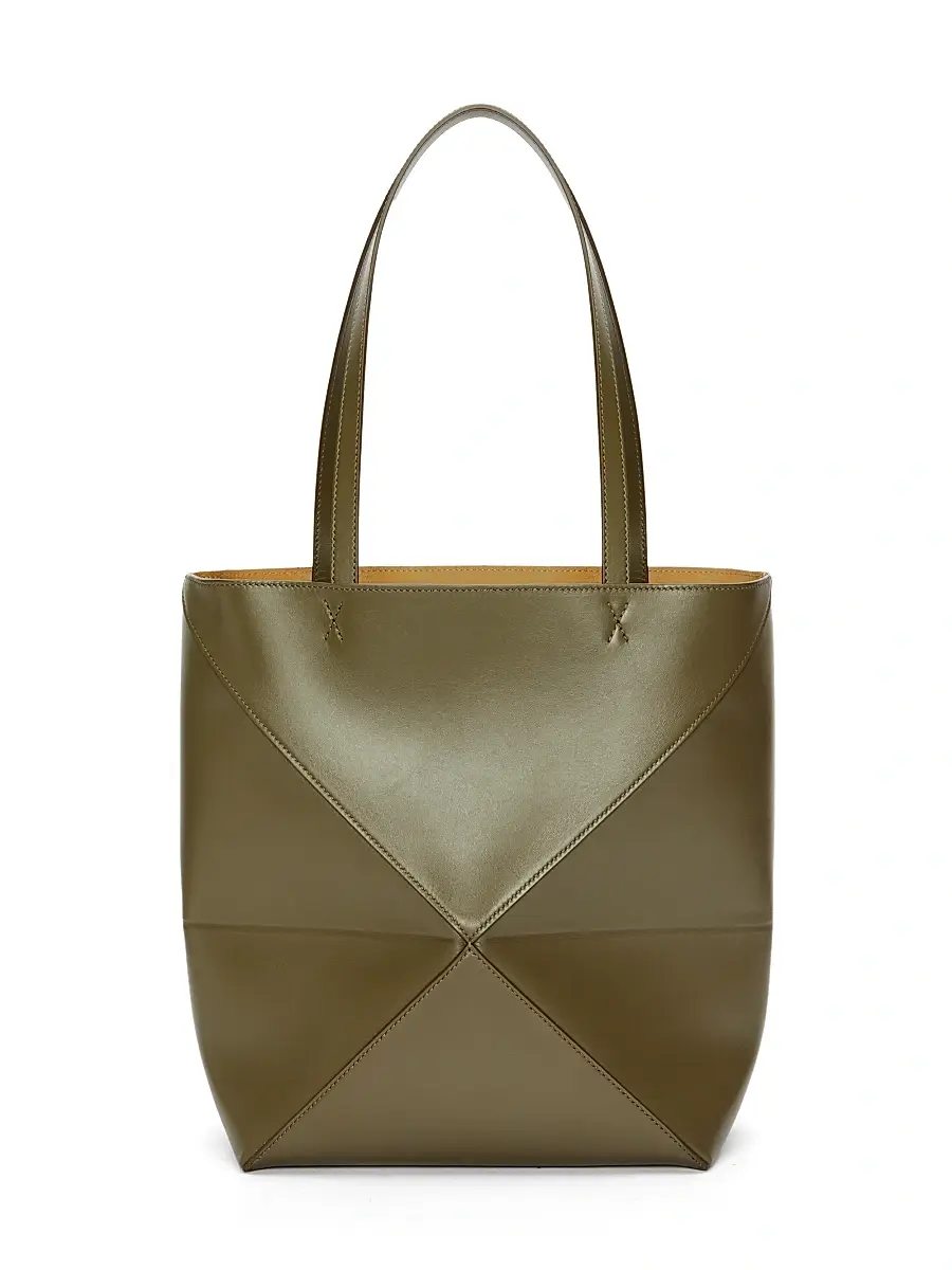 Loewe Women's Puzzle Fold Medium Leather Tote Bag | Thumbnail 5 Loewe Women's Puzzle Fold Medium Leather Tote Bag | Thumbnail 5