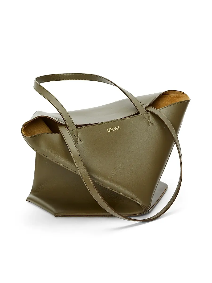 Loewe Women's Puzzle Fold Medium Leather Tote Bag | Thumbnail 6 Loewe Women's Puzzle Fold Medium Leather Tote Bag | Thumbnail 6