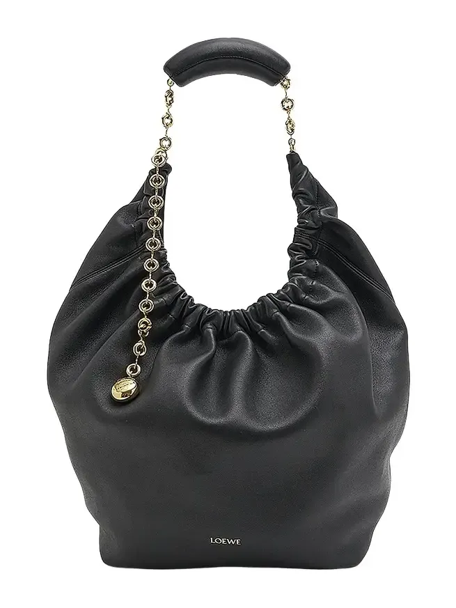 Women's Medium Squeeze Leather Shoulder Bag Women's Medium Squeeze Leather Shoulder Bag