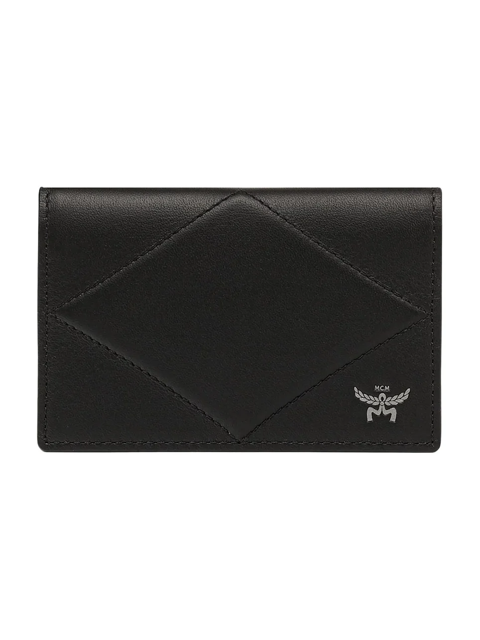 MCM Men's Diamond Leather Card Holder