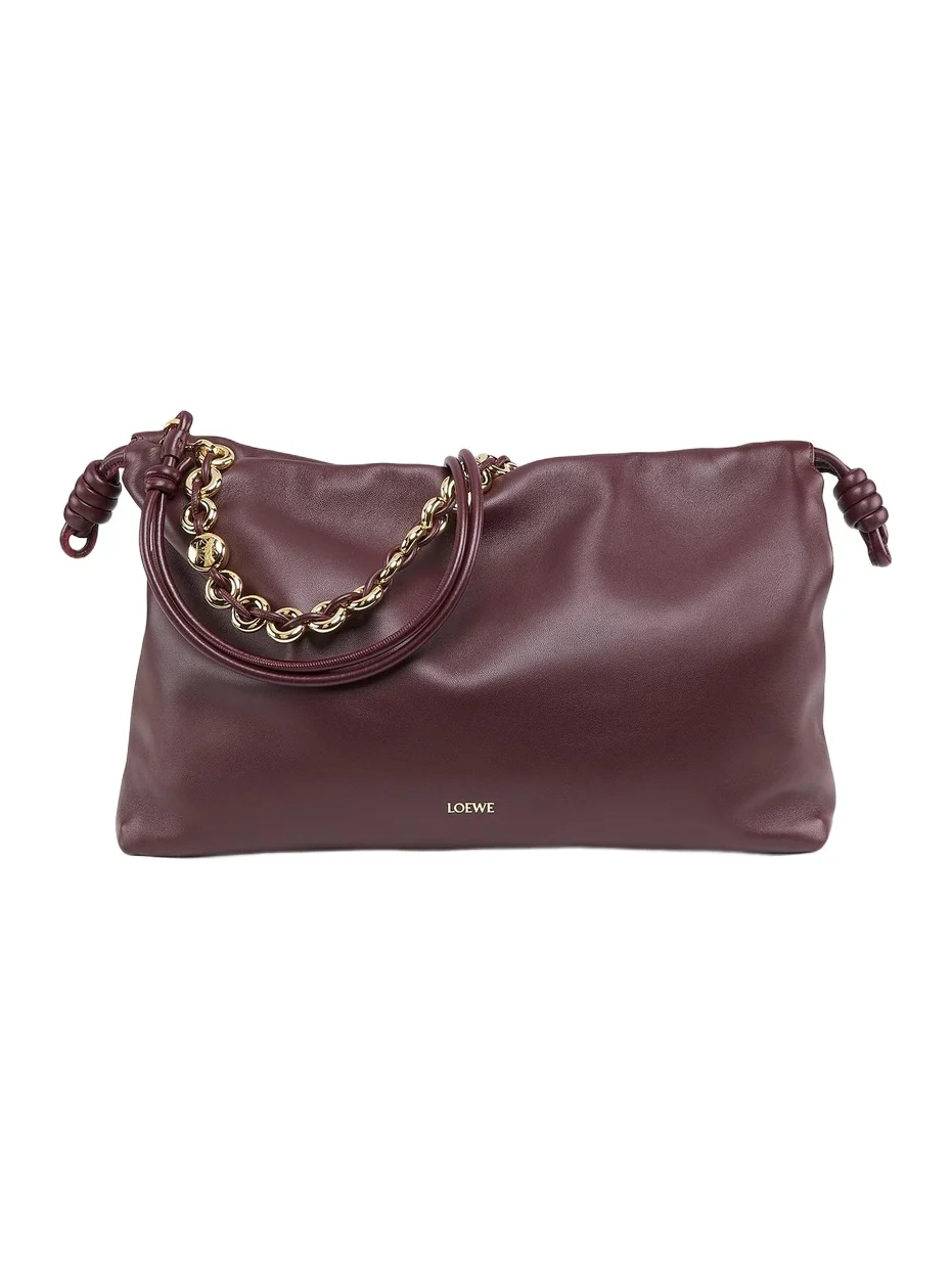 Women's Large Flamenco Leather Shoulder Bag