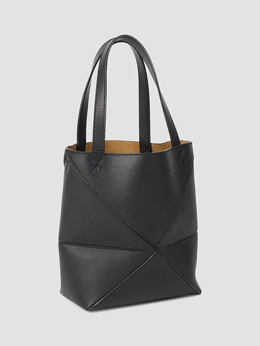 Loewe Women's Mini Puzzle Fold Leather Tote Bag | Thumbnail 4 Loewe Women's Mini Puzzle Fold Leather Tote Bag | Thumbnail 4