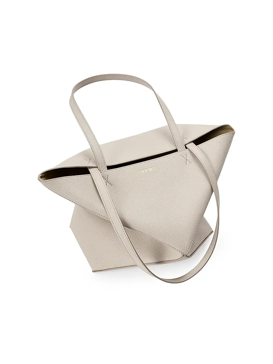 Loewe Women's Medium Puzzle Fold Grained Leather Tote Bag | Thumbnail 5 Loewe Women's Medium Puzzle Fold Grained Leather Tote Bag | Thumbnail 5