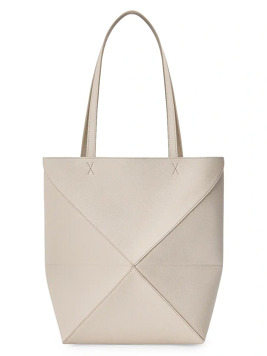 Loewe Women's Medium Puzzle Fold Grained Leather Tote Bag | Thumbnail 6 Loewe Women's Medium Puzzle Fold Grained Leather Tote Bag | Thumbnail 6