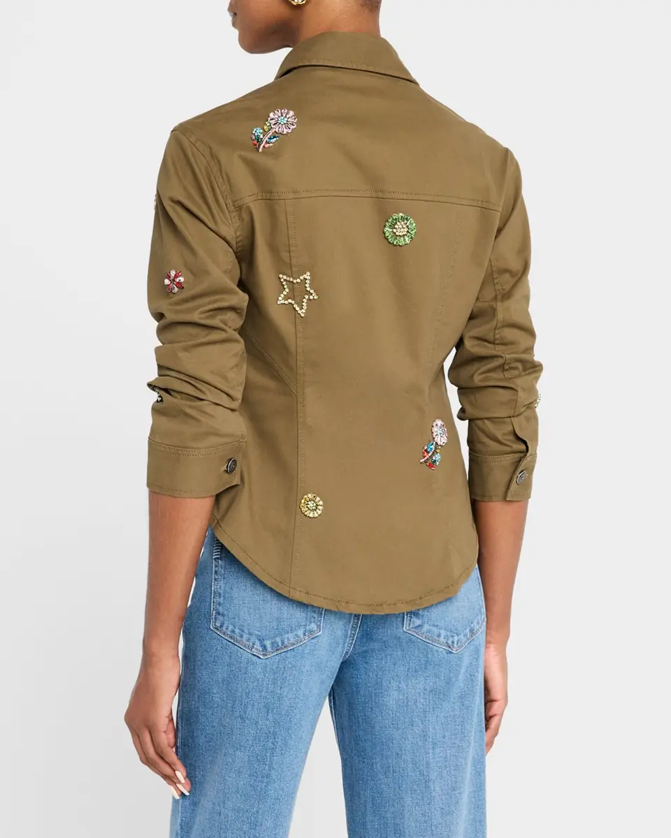 Cinq à Sept Canyon Ditsy Love Scrunched Jacket | Thumbnail 3 Cinq à Sept Canyon Ditsy Love Scrunched Jacket | Thumbnail 3