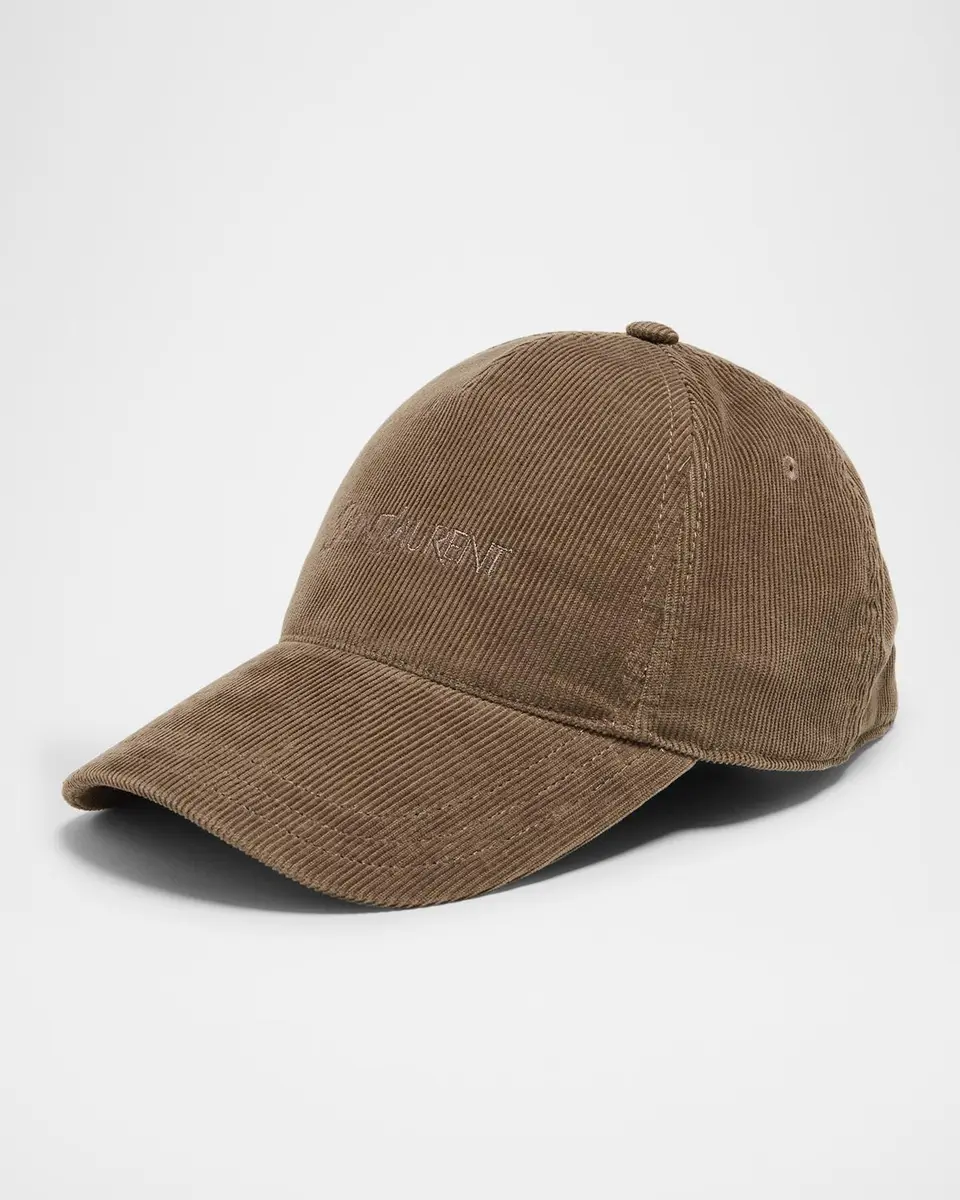 Saint Laurent Corduroy Baseball Cap | Thumbnail 3