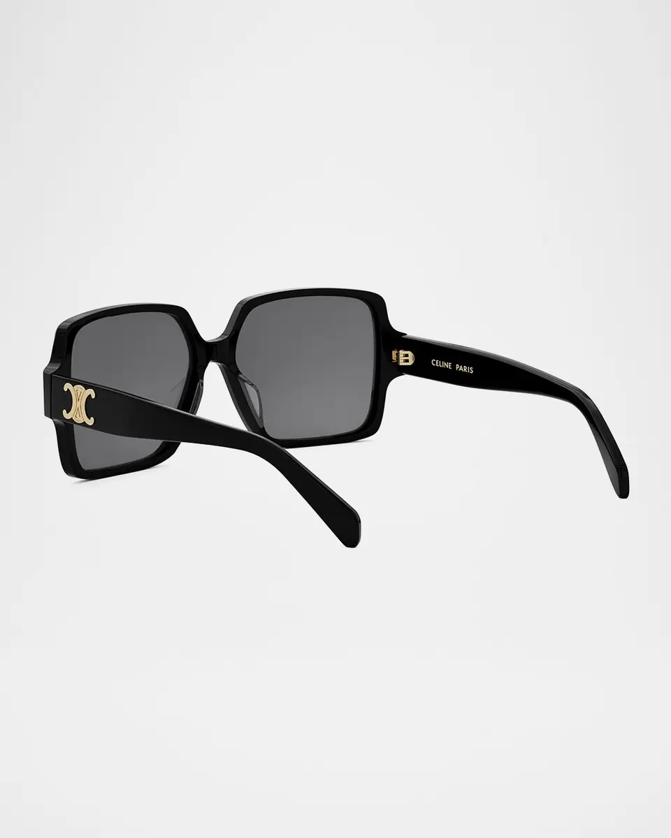 Celine Triomphe Square Acetate Sunglasses | Thumbnail 2 Celine Triomphe Square Acetate Sunglasses | Thumbnail 2