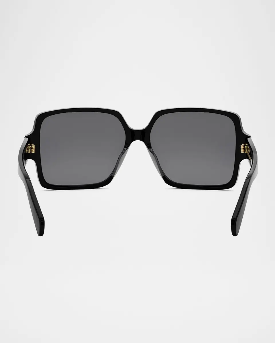 Celine Triomphe Square Acetate Sunglasses | Thumbnail 5 Celine Triomphe Square Acetate Sunglasses | Thumbnail 5