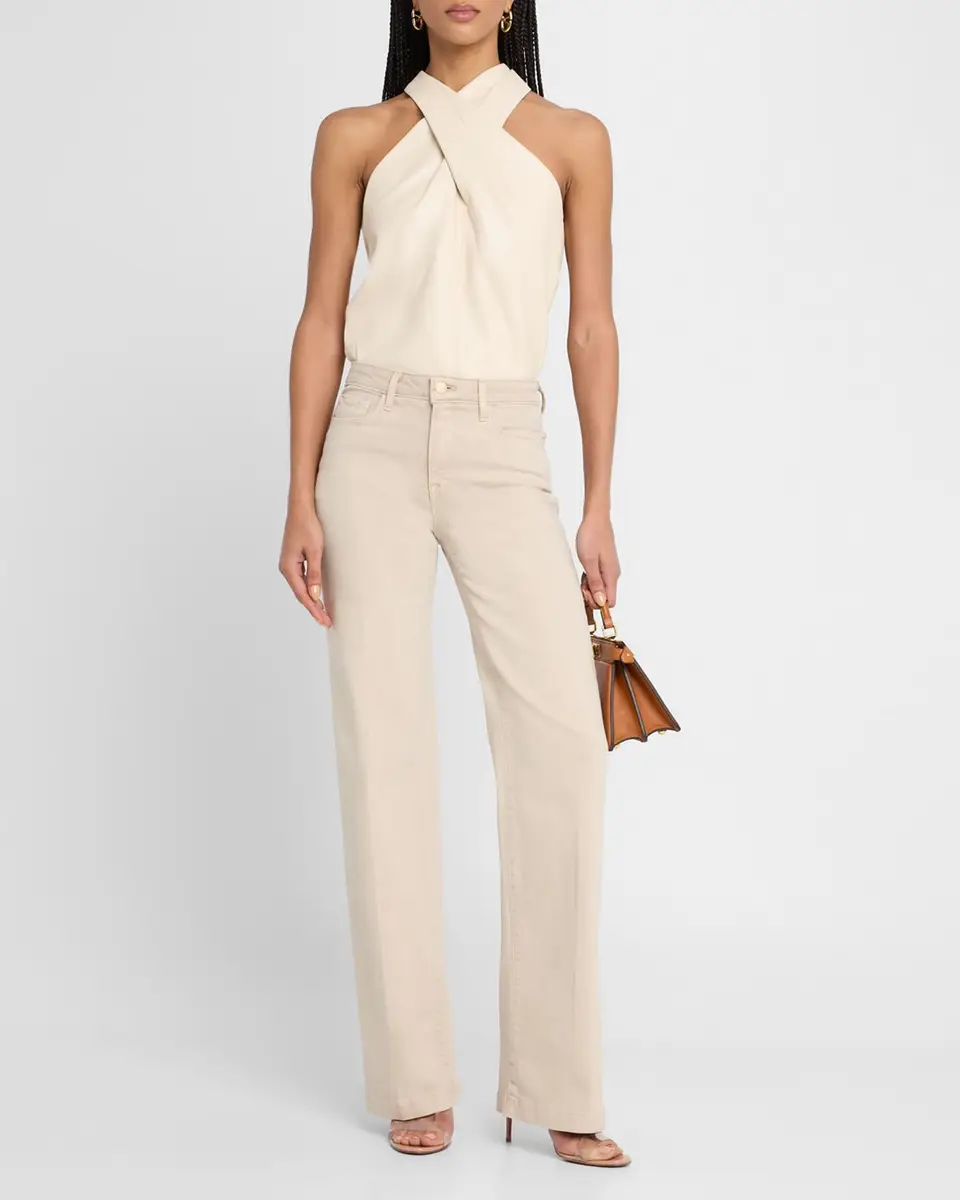 L'Agence Clayton High Rise Wide-Leg Jeans | Thumbnail 2