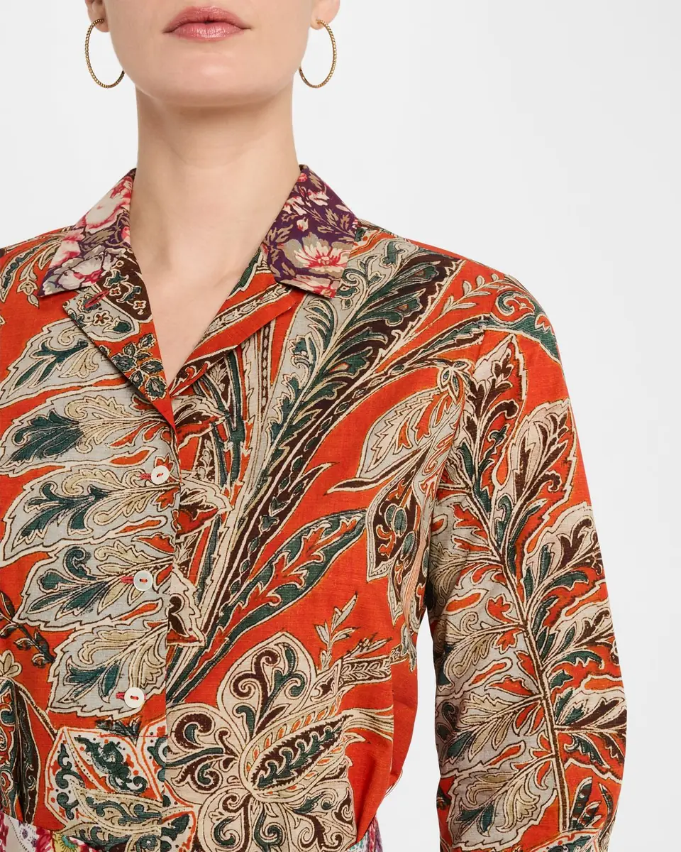 Pierre-Louis Mascia Floral-Print Cotton Midi Shirtdress | Thumbnail 5 Pierre-Louis Mascia Floral-Print Cotton Midi Shirtdress | Thumbnail 5