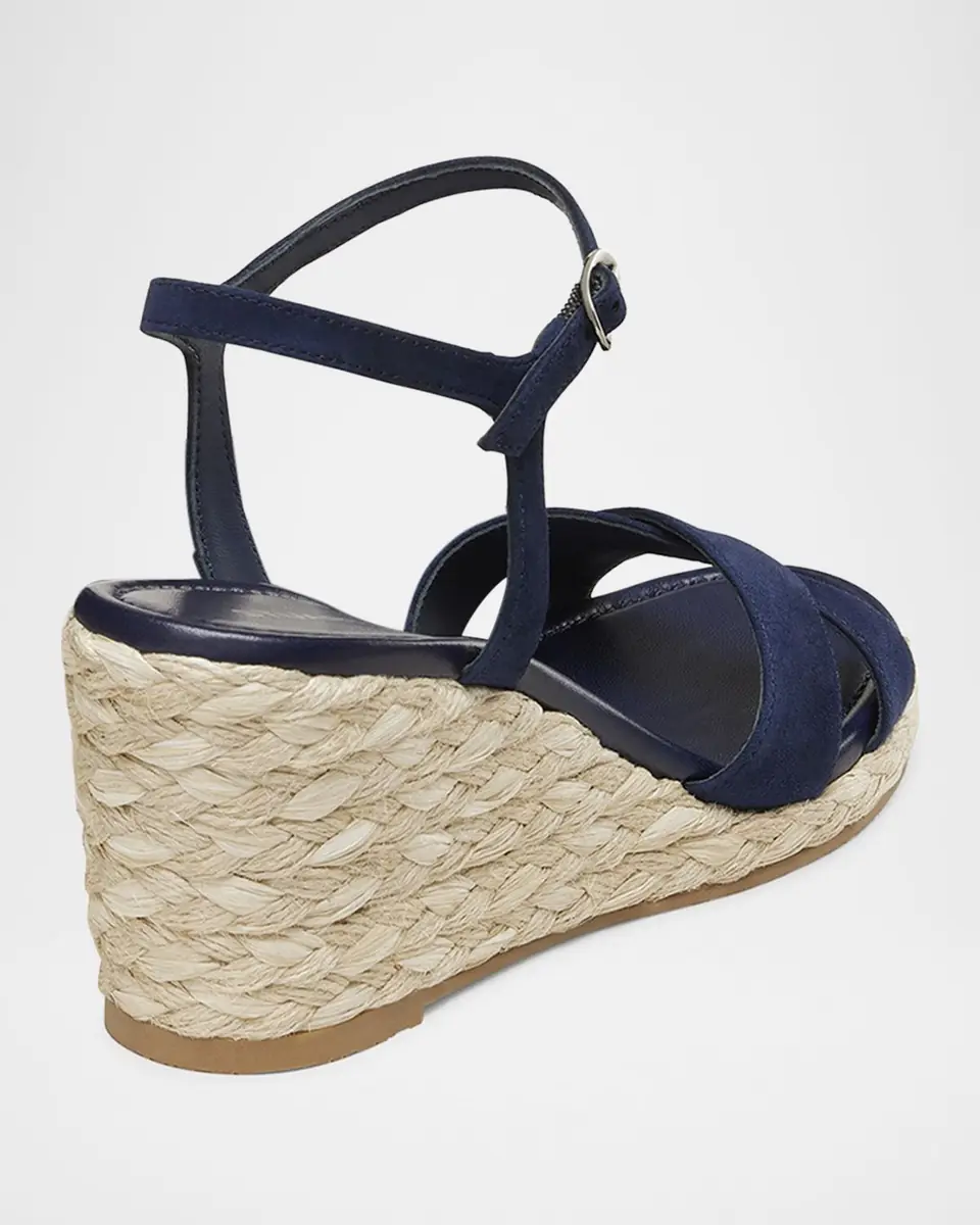 Stuart Weitzman Dayna Suede Crisscross Wedge Espadrilles | Thumbnail 3 Stuart Weitzman Dayna Suede Crisscross Wedge Espadrilles | Thumbnail 3