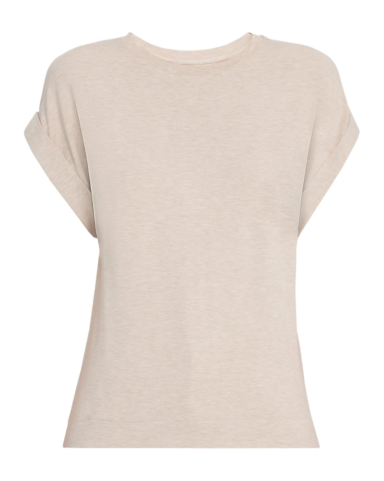 MAJESTIC FILATURES French Terry Rolled-Cuff Short-Sleeve Crewneck Tee