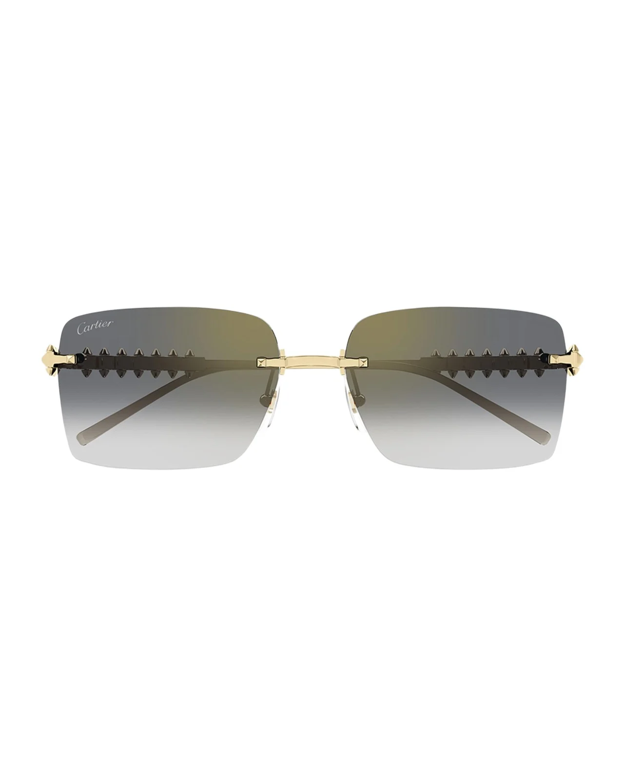 Rimless Metal Rectangle Sunglasses Rimless Metal Rectangle Sunglasses