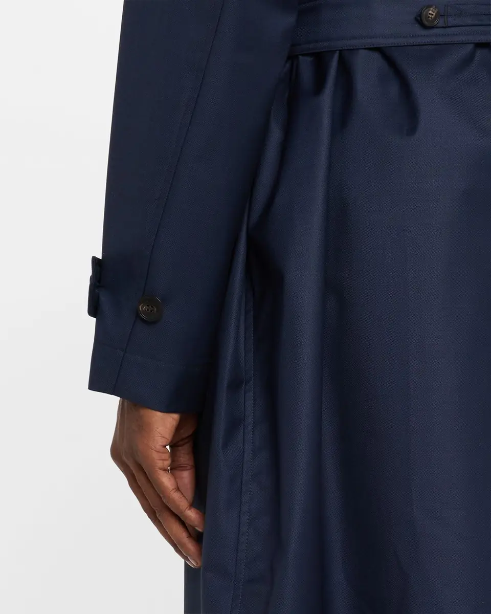 Emporio Armani Men's Belted Trench Coat | Thumbnail 5