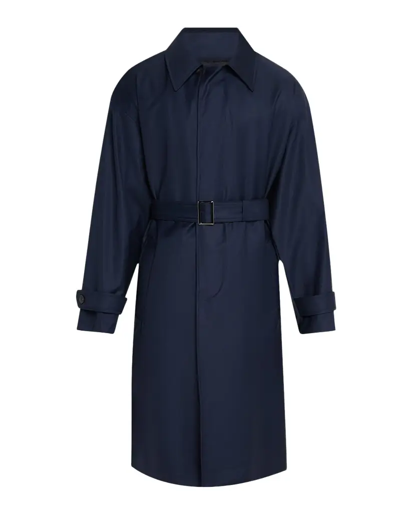 Emporio Armani Men's Belted Trench Coat | Image 1 Emporio Armani Men's Belted Trench Coat | Image 1