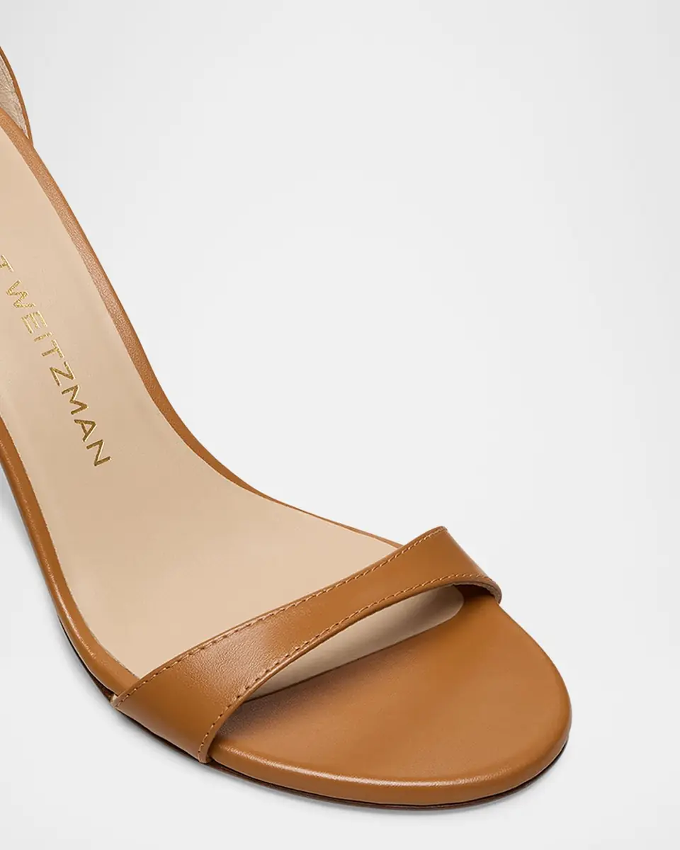 Stuart Weitzman Nudist Leather Ankle-Strap Sandals | Thumbnail 4 Stuart Weitzman Nudist Leather Ankle-Strap Sandals | Thumbnail 4